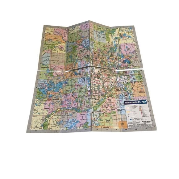 Minnesota Wisconsin Rand McNally Folding Road Maps Lot of 4 Navigation Travel Ha - Picture 5 of 12
